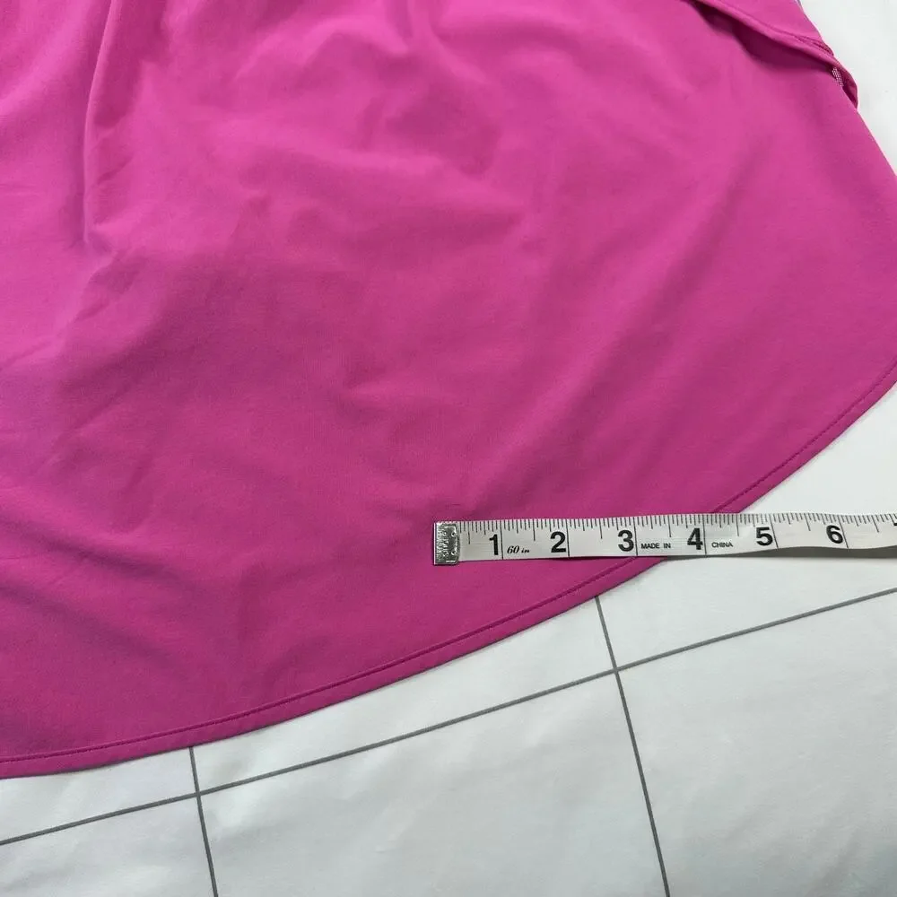 Lululemon Skirt Womens 12 Long Pink Hotty Hot High Rise Athletic Sporty Tennis - Picture 15 of 15